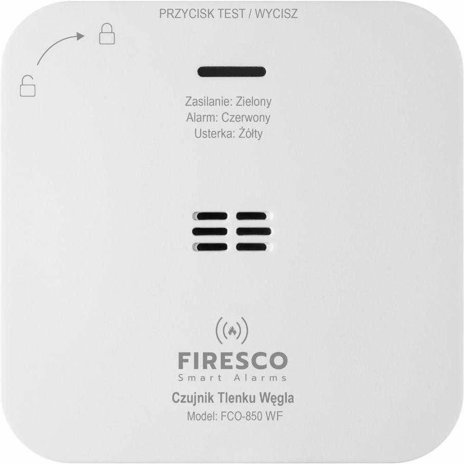Anglies monoksido jutiklis Firesco FCO-850 WF Wi-Fi Tuya Smart Life