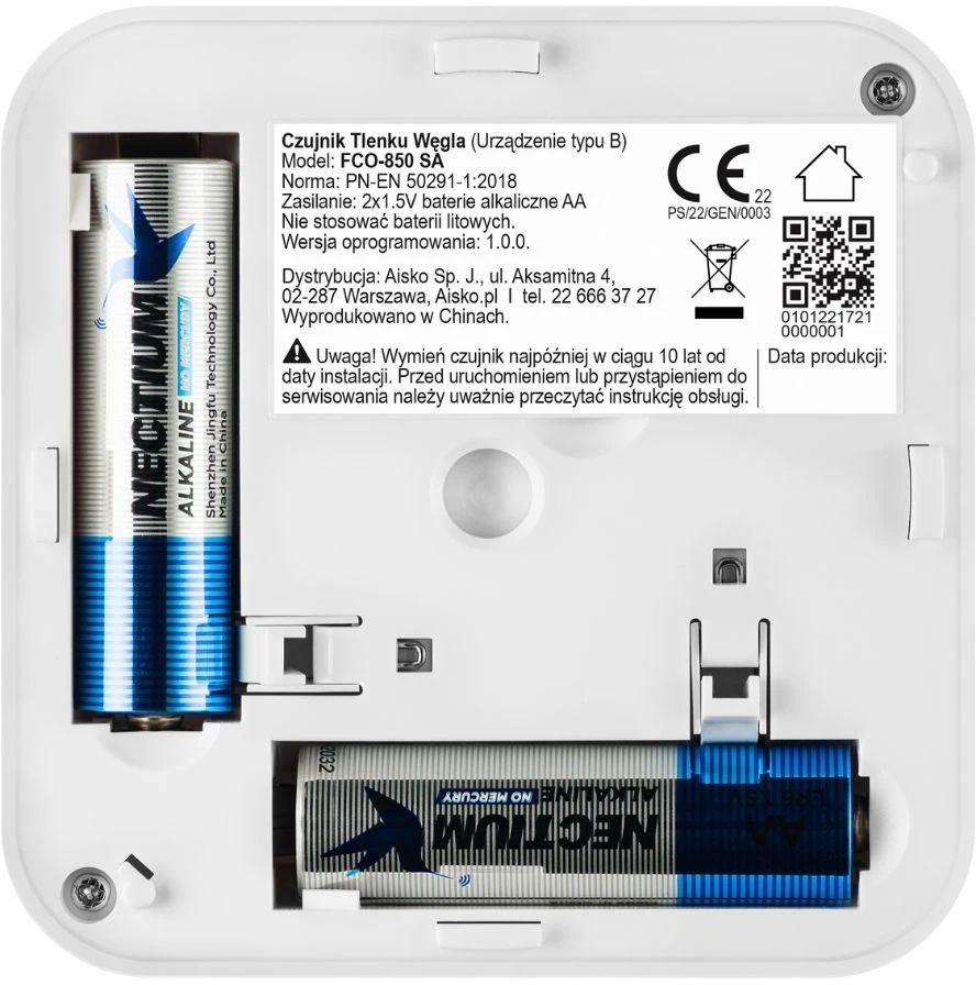 Firesco FCO-850 SA Carbon Monoxide Detector
