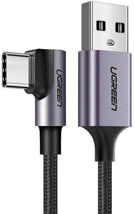 Kampinis USB-C kabelis UGREEN 3A Quick Charge 3.0 1m