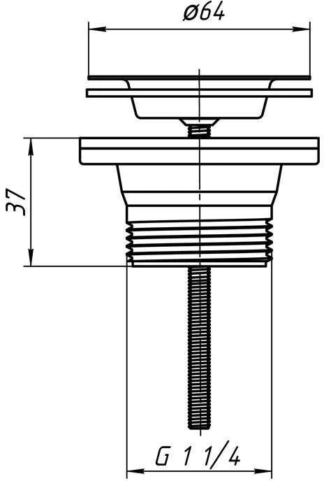 Ani_Plast Sifono ventilis Aniplast M170 D64 XA-01