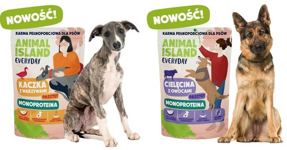 Šunų maistas - ANIMAL ISLAND Kasdienis Monoproteininis Veršienos/Anties 9x300g