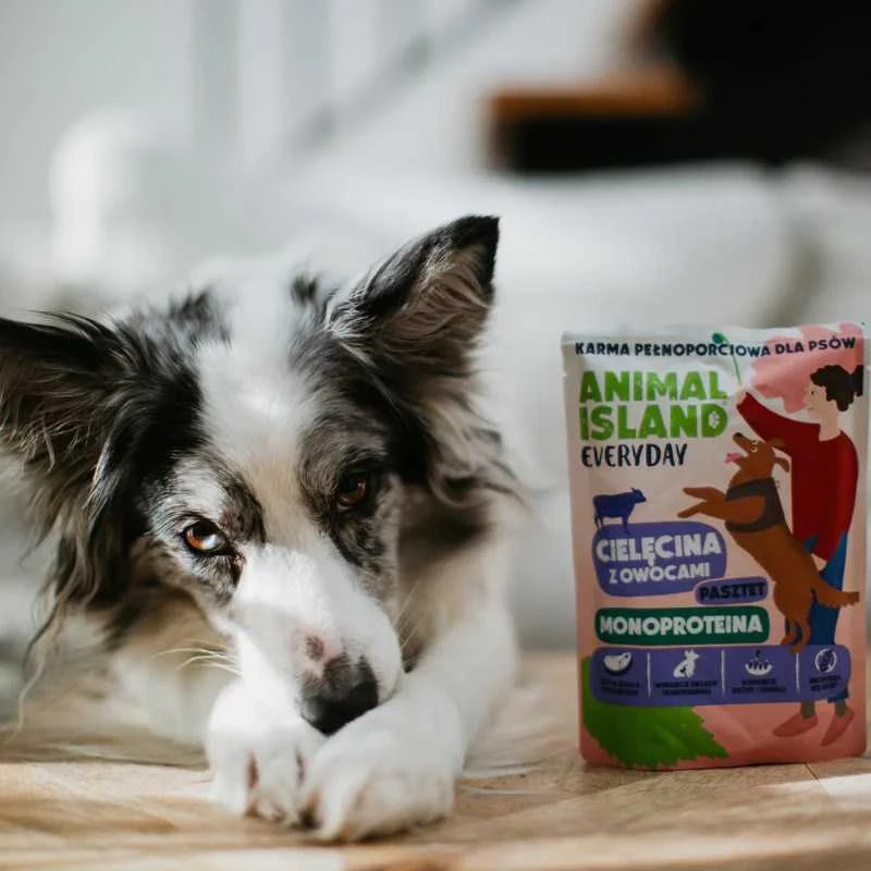 ANIMAL ISLAND Everyday Monoprotein Veal – drėgnas ėdalas šunims – 300g
