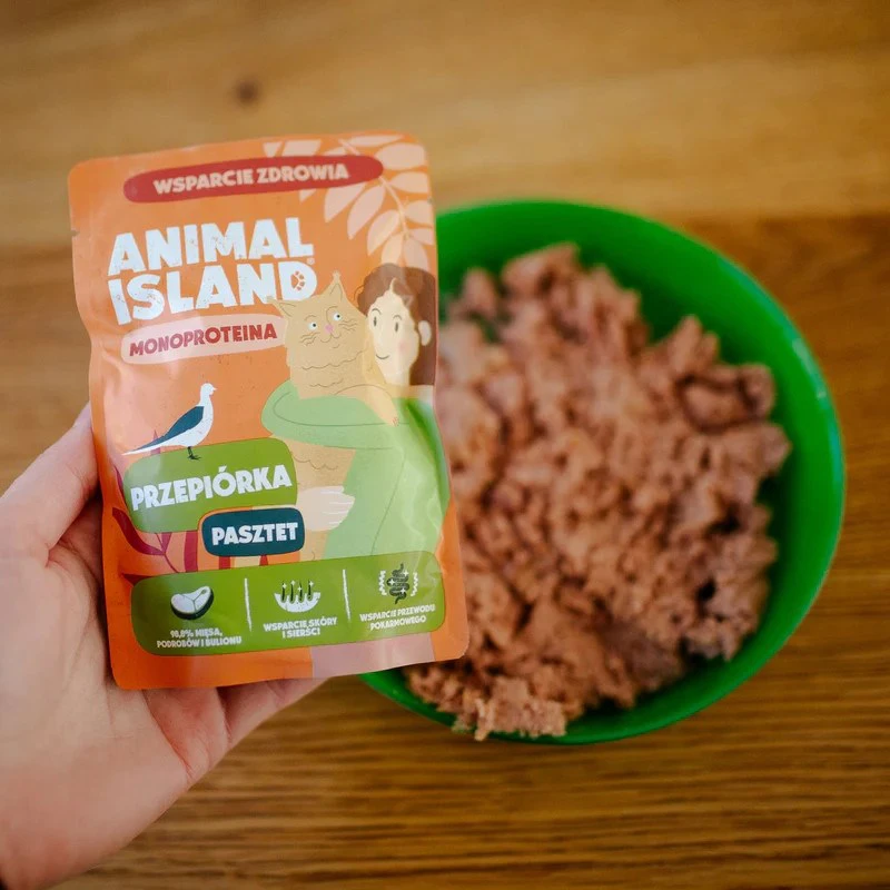 Gyvūnų Maistas - ANIMAL ISLAND Mono Quail šlapias kačių maistas 100g begrūdis, be glitimo