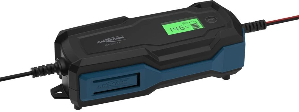 Ansmann 1001-0145 automobilio akumuliatoriaus įkroviklis 6 – 14 V Juoda