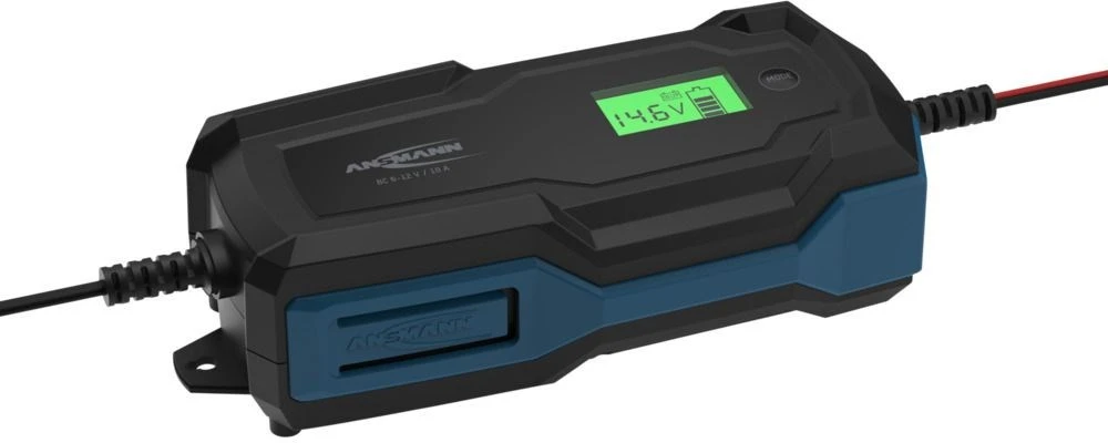 Ansmann 1001-0146 automobilio akumuliatoriaus įkroviklis 6 – 14 V Juoda