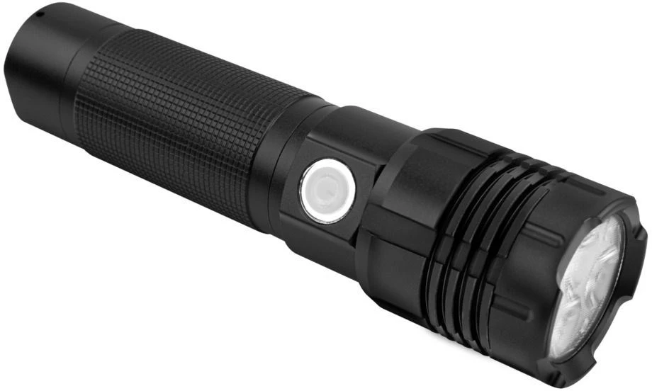 Ansmann Pro 3000R Juoda Rankinis žibintuvėlis LED