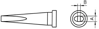 Antgalis 2.0mm LT-L, WSP80 lituokliui, Weller