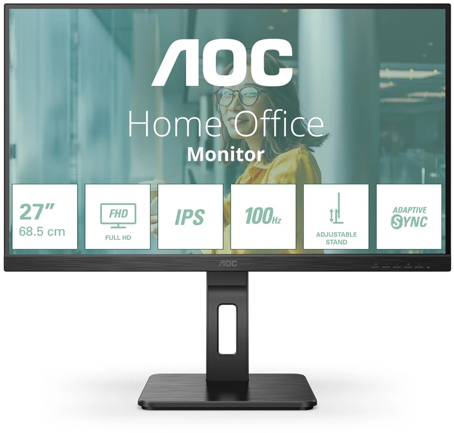Monitorius AOC 27P2Q 27 colių Full HD monitoriai USB VGA DVI HDMI