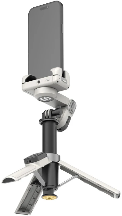 AOCHUAN M3 Pro Mini stabilizatorius su dirbtinio intelekto jutikliu (Baltas)