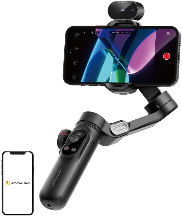 3 ašių kameros stabilizatorius AOCHUAN SMART X PRO