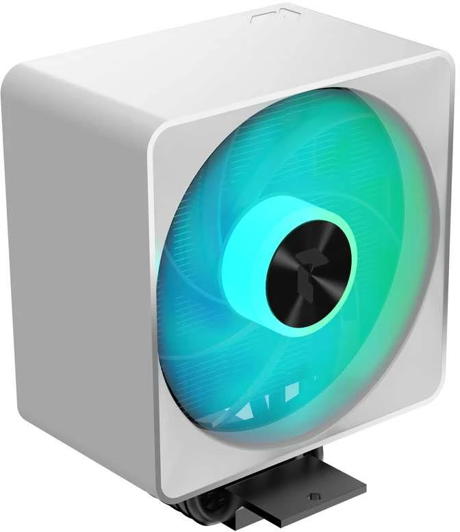 APNX AP1-V CPU Cooler – 120mm, baltos spalvos
