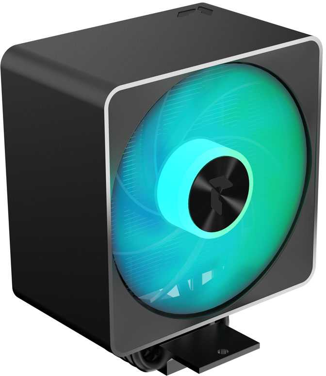 AeroCool APNX AP1-V ARGB Processor Oro vėsintuvas Juodas