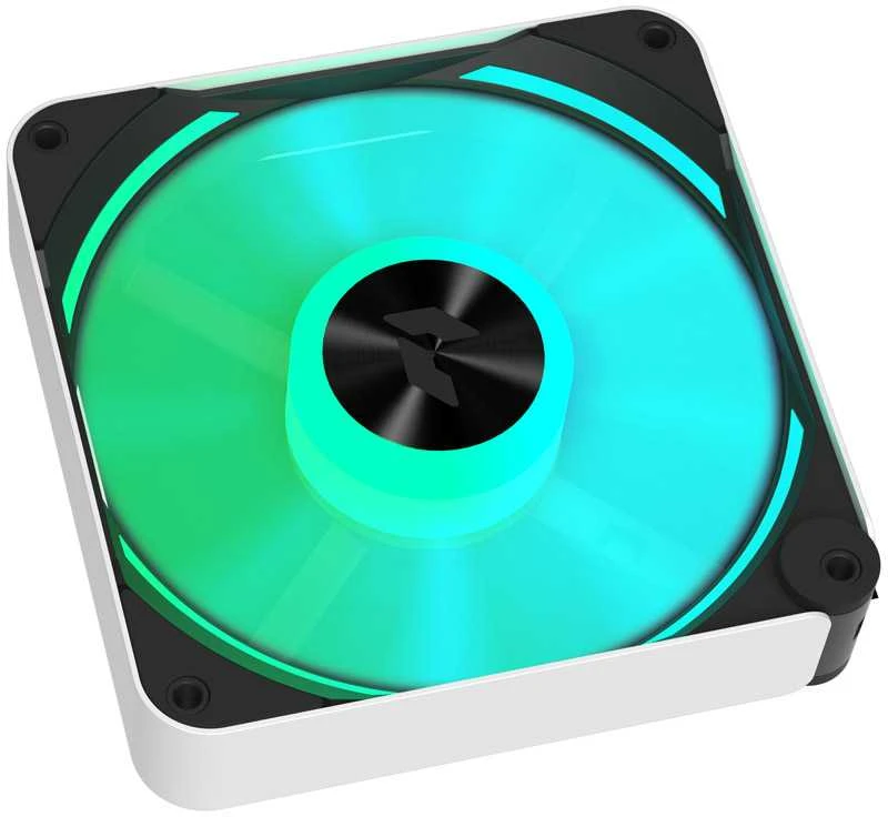 APNX FP2-120 PWM korpuso ventiliatorius, ARGB – 120mm, baltos spalvos