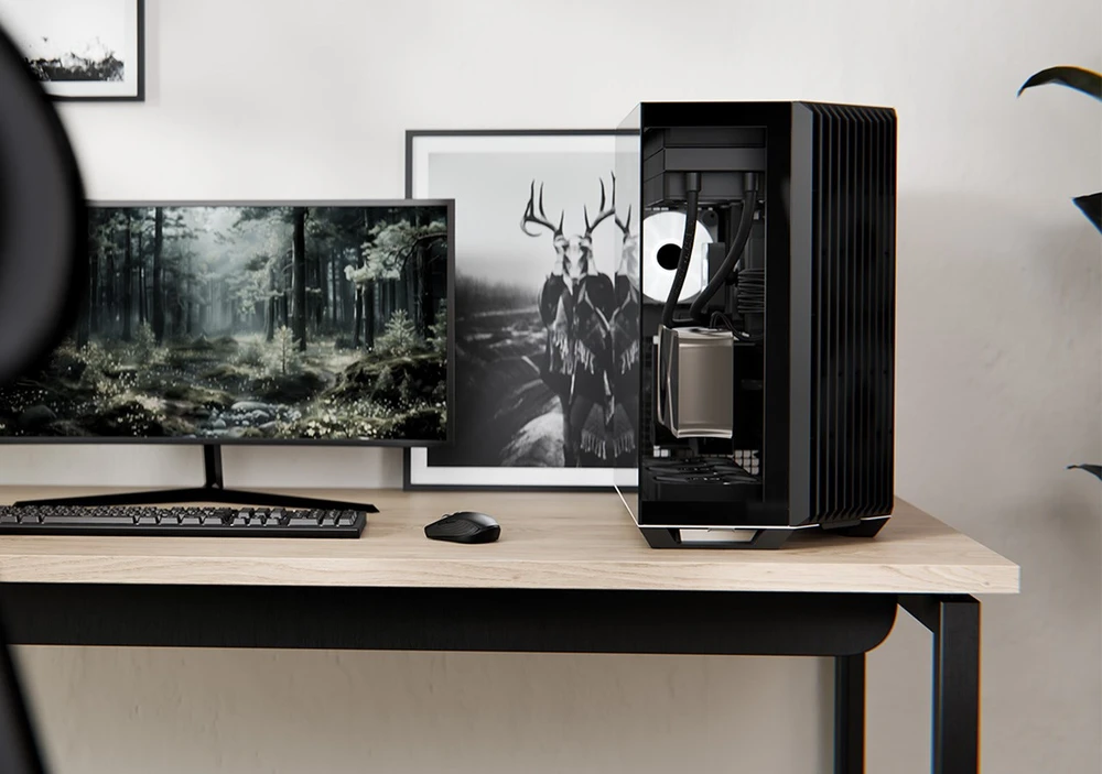 APX APNX V1-BK-v1 „Midi Tower“ Juoda