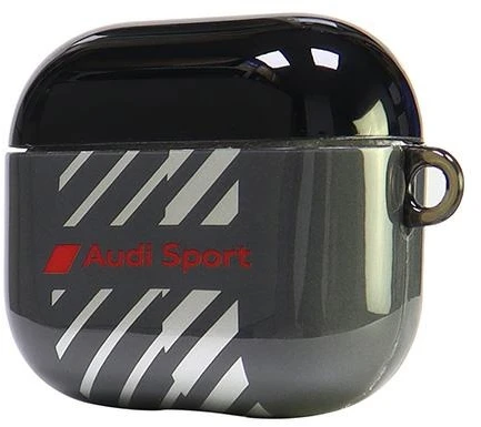 Audi IML Sport AirPods 3 dėklas juodos spalvos AUS-IMLAP3-RSQ/D1-BK