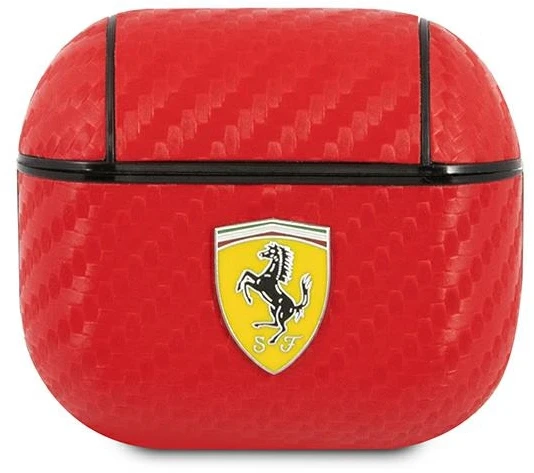 Ferrari FESA3CARE AirPods 3 dėklas red On Track PU Carbon