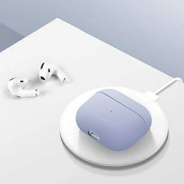 UNIQ Lino Dėklas AirPods 3 gen. Silicone blush rožinės spalvos