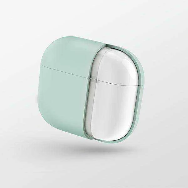 UNIQ Lino Dėklas AirPods 3 gen. silikoninis ash pilkos spalvos