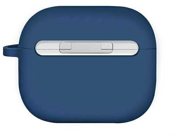 UNIQ Nexo Dėklas AirPods 3 gen + Ear Hooks silikoninis mėlynas