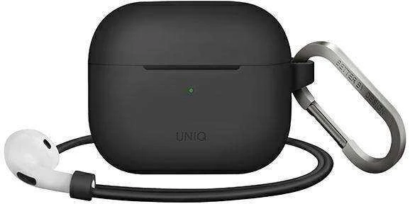 UNIQ Vencer dėklas AirPods 3 gen. Silicone charcoal dark pilkos spalvos