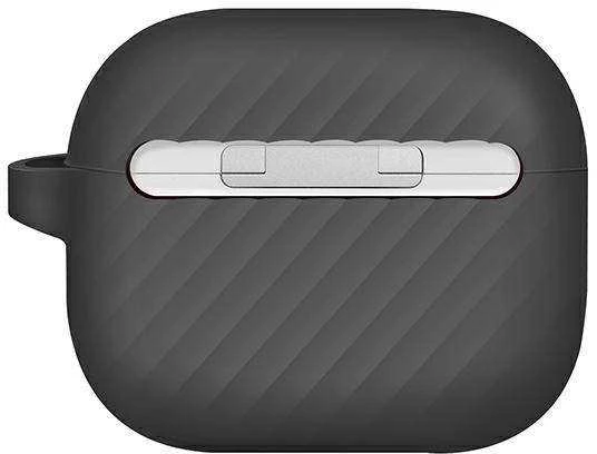 UNIQ Vencer dėklas AirPods 3 gen. Silicone charcoal dark pilkos spalvos