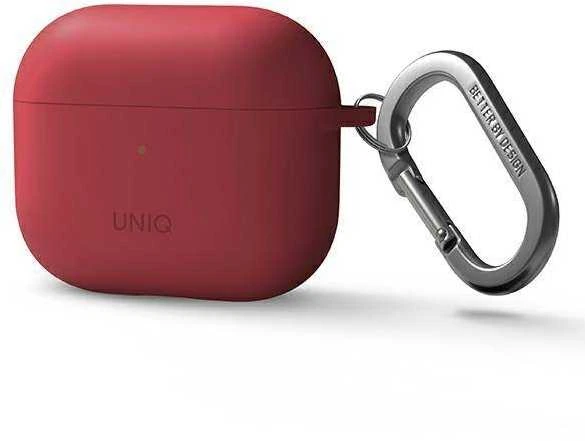 UNIQ Nexo Dėklas AirPods 3 gen.+ Ear Hooks silikoninis coral