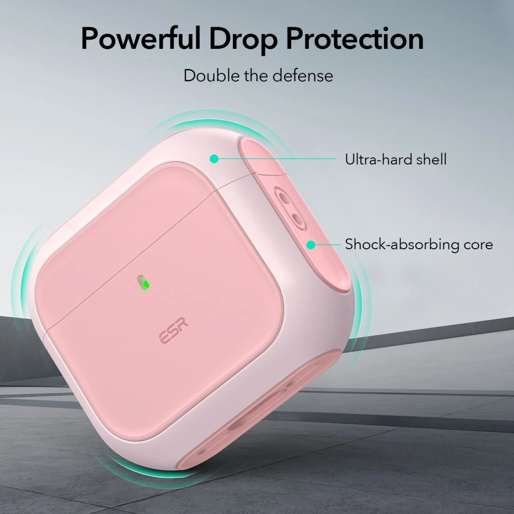 ESR ORBIT HALOLOCK MAGSAFE DĖKLAS AIRPODS 4 / 5 ROŽINIS