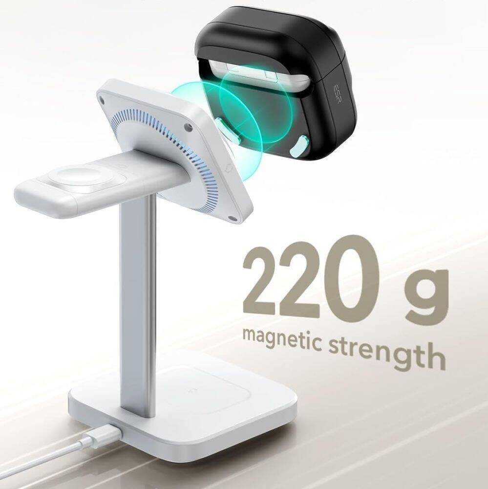 Apple AirPods 4 ESR Pulse Halolock Magsafe dėklas jūsų ausinėms juodos spalvos