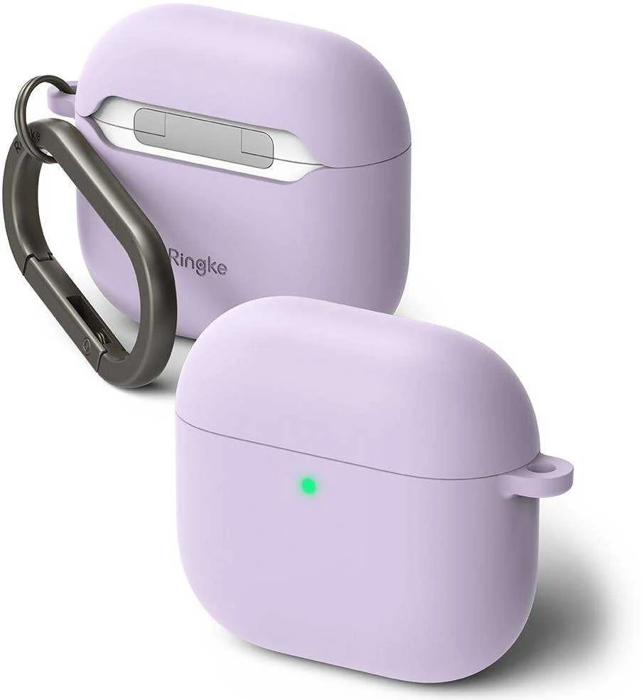 Ringke AirPods 4 Dėklas Silicone Šviesiai violetinis