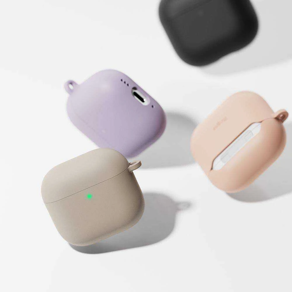 Ringke AirPods 4 Dėklas Silicone Šviesiai violetinis