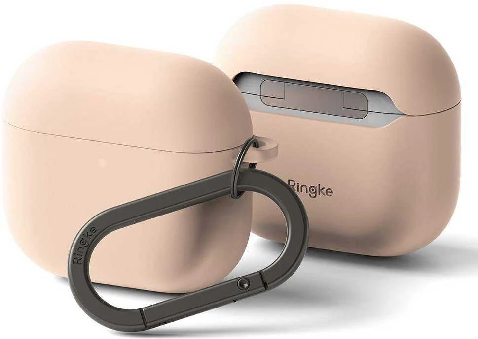Ringke AirPods 4 dėklas Silicone Rožinė Sand