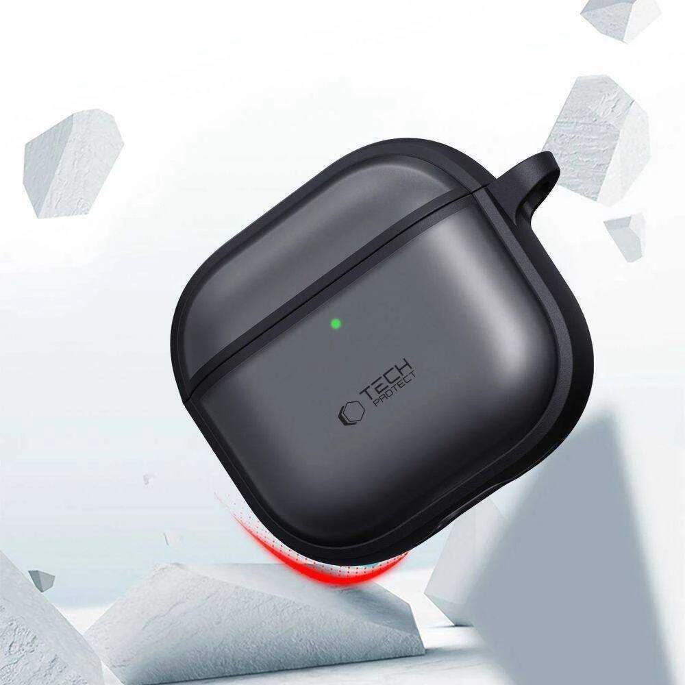 Apple AirPods 4 Tech-Protect Magmat dėklas jūsų ausinėms juodos spalvos