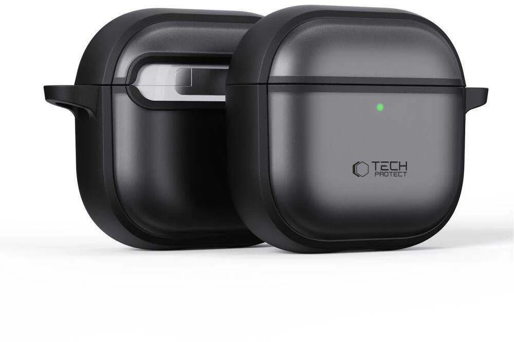 Apple AirPods 4 Tech-Protect Magmat dėklas jūsų ausinėms juodos spalvos