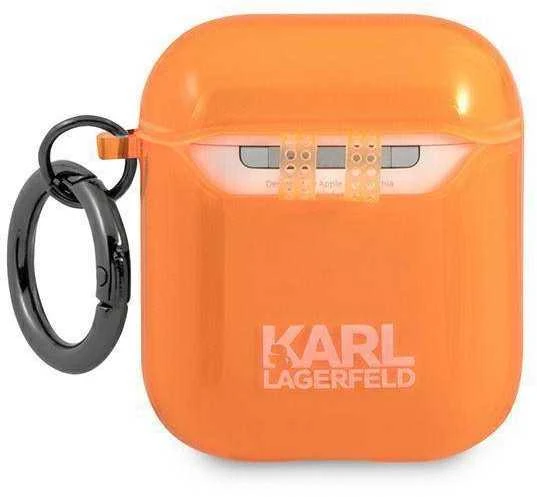 Karl Lagerfeld AIRPODS PRO KLA3UCHFO SILICONE COVER Oranžinis