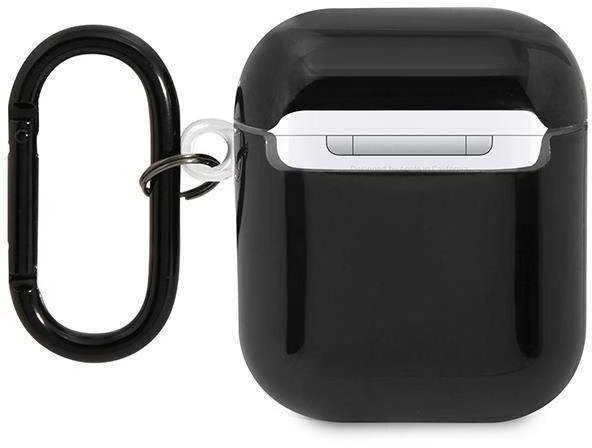 BMW BMA222SWTK AirPods 1/2 dėklas, juodos spalvos, Multiple Colored Lines