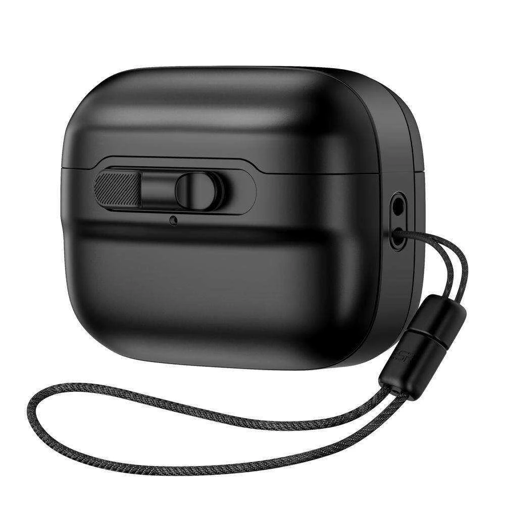 Apple AirPods Pro 1 / 2 ESR Cyber Armor Halolock MagSafe ausinių dėklas juodos spalvos