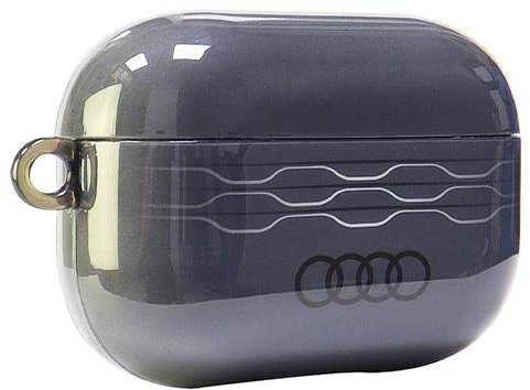 Audi IML Geometric Pattern AirPods Pro 2 dėklas pilkos spalvos AU-IMLAPP2-A6/D3-GY