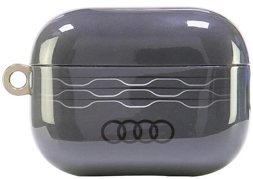 Audi IML Geometric Pattern AirPods Pro 2 dėklas pilkos spalvos AU-IMLAPP2-A6/D3-GY