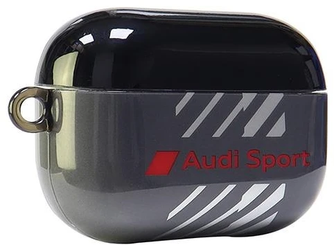 Audi IML Sport AirPods Pro 2 dėklas juodos spalvos AUS-IMLAPP2-RSQ/D1-BK