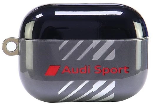Audi IML Sport AirPods Pro 2 dėklas juodos spalvos AUS-IMLAPP2-RSQ/D1-BK