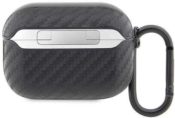 BMW Carbon Double Metal Logo - dėklas skirtas Apple AirPods Pro 2 (Juodas)