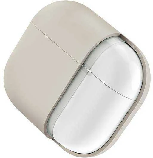 UNIQ Lino Dėklas AirPods Pro 2 gen silikoninis beige