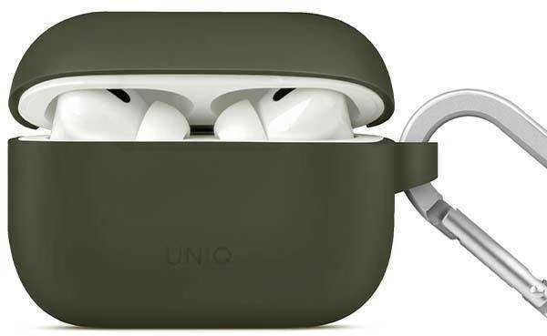 UNIQ dėklas Vencer AirPods Pro 2 gen.silikoninis (2022/2023) žalia/moss žalias