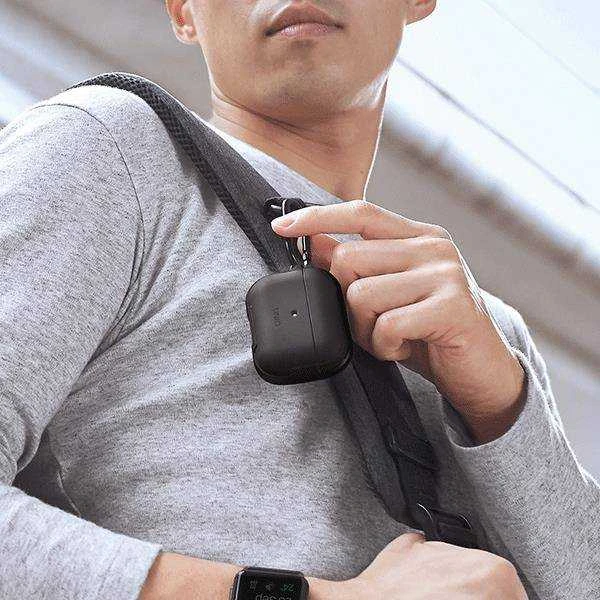 UNIQ Valencia dėklas su karabinu AirPods Pro