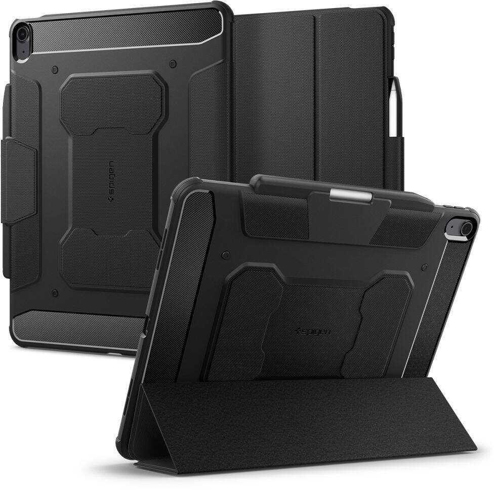 Spigen Rugged Armor Pro, juodas – Apple iPad Air 13″ (2026/2025/2024)