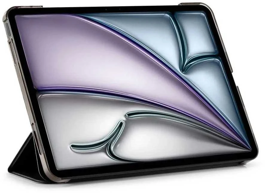 Spigen Smart Fold, juodos spalvos – Apple iPad Air 13″ 2024/2025/2026