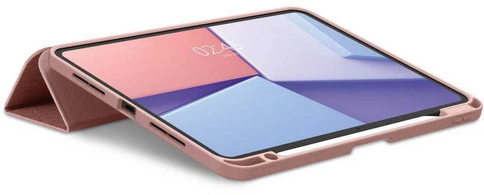 Spigen Urban Fit dėklas skirtas Apple iPad Pro 11" 5 / 6 / 2024-2025 – rožinės spalvos