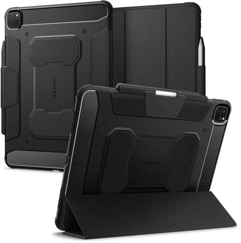 Spigen Rugged Armor Pro – dėklas skirtas iPad Pro 13 M5,2025 / M4, 2024 Juodas