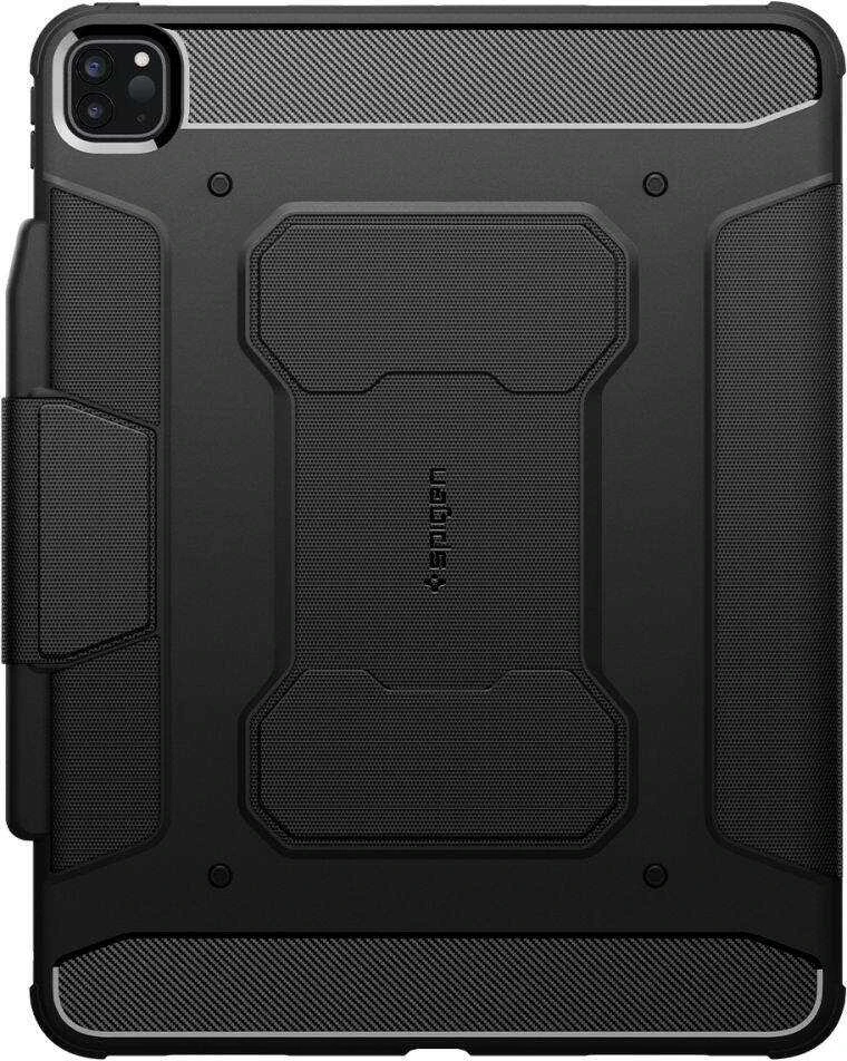 Spigen Rugged Armor Pro – dėklas skirtas iPad Pro 13 M5,2025 / M4, 2024 Juodas
