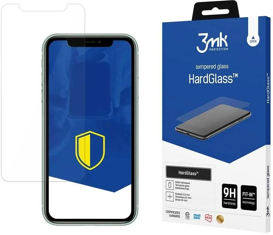 LCD apsauginis stikliukas 3mk Hard Glass Apple iPhone XR/11